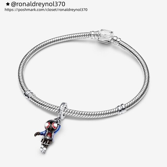Pandora Marvel Spider-Man Miles Morales Dangle Charm - Picture 4 of 6